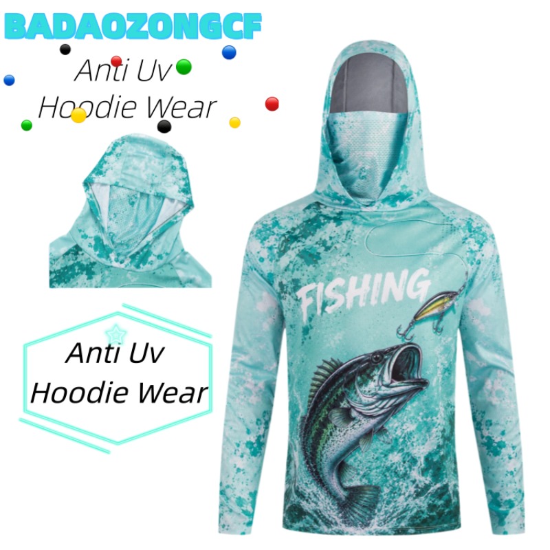 Fishing Shirt Uv Protection - T-shirt de pêche en jersey pour