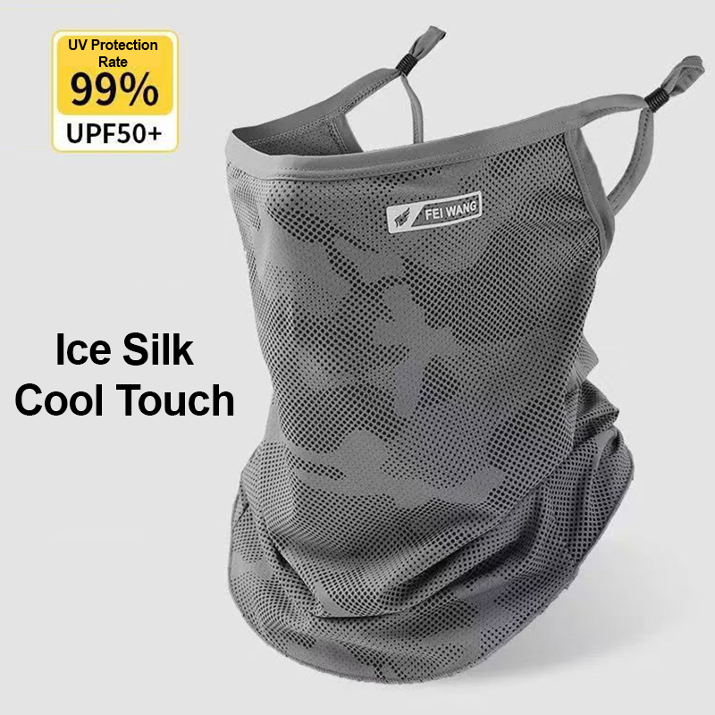 Fishing Mask Sun Protection - Cache-cou et masque facial unisexe en