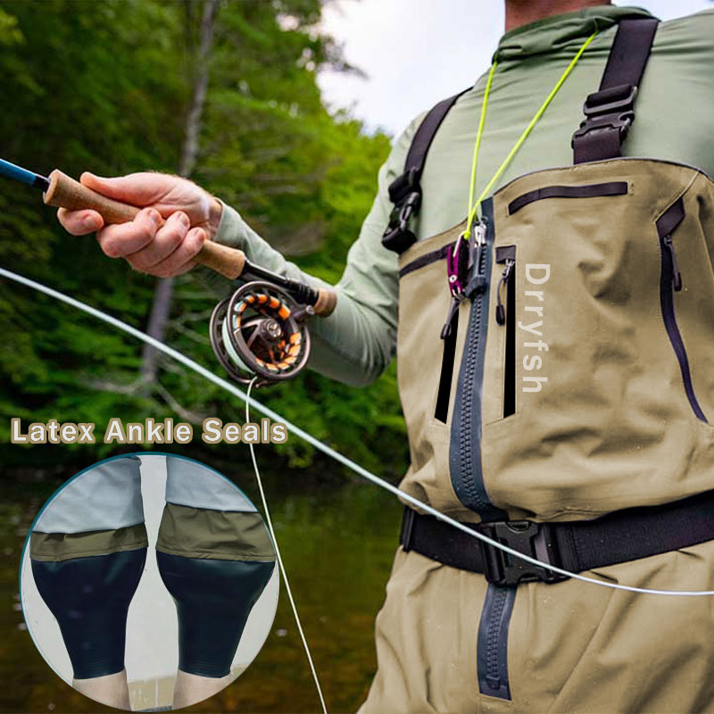 Fishing Waders - Wader imperméable à fermeture éclair sans