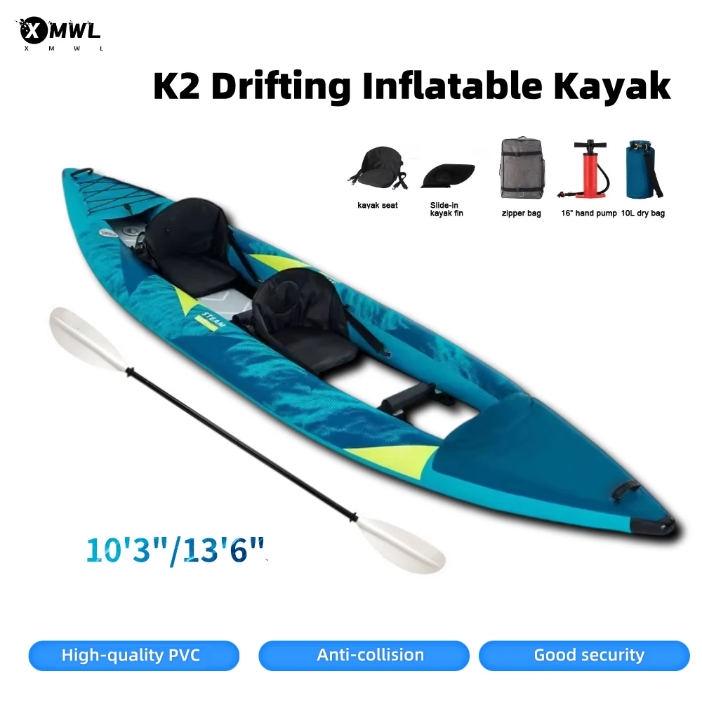 Fishing Bag Waterproof - Canoë-kayak gonflable pour 1-2 personnes, 840D,