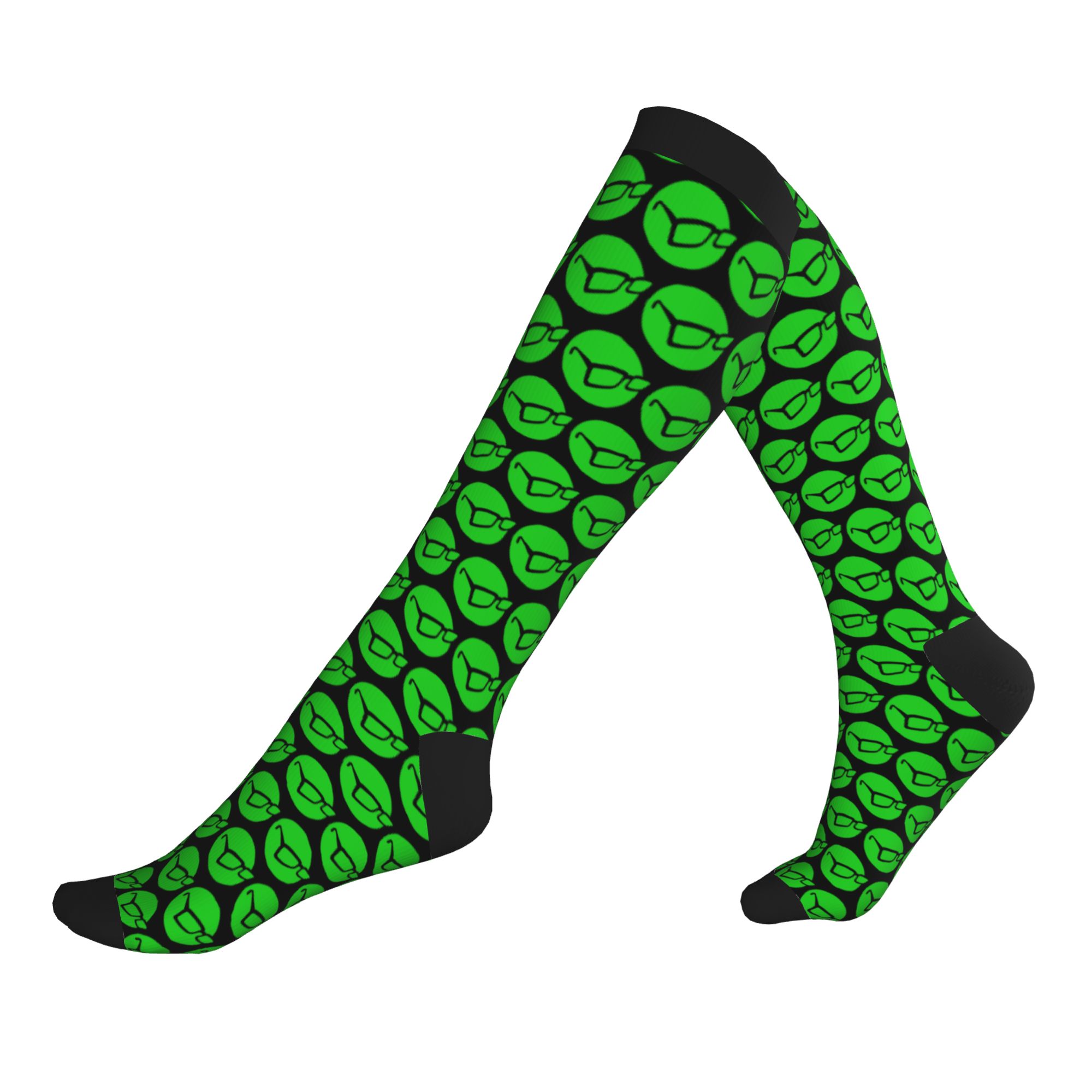 Fishing Socks - Chaussettes de compression sportives avec logo