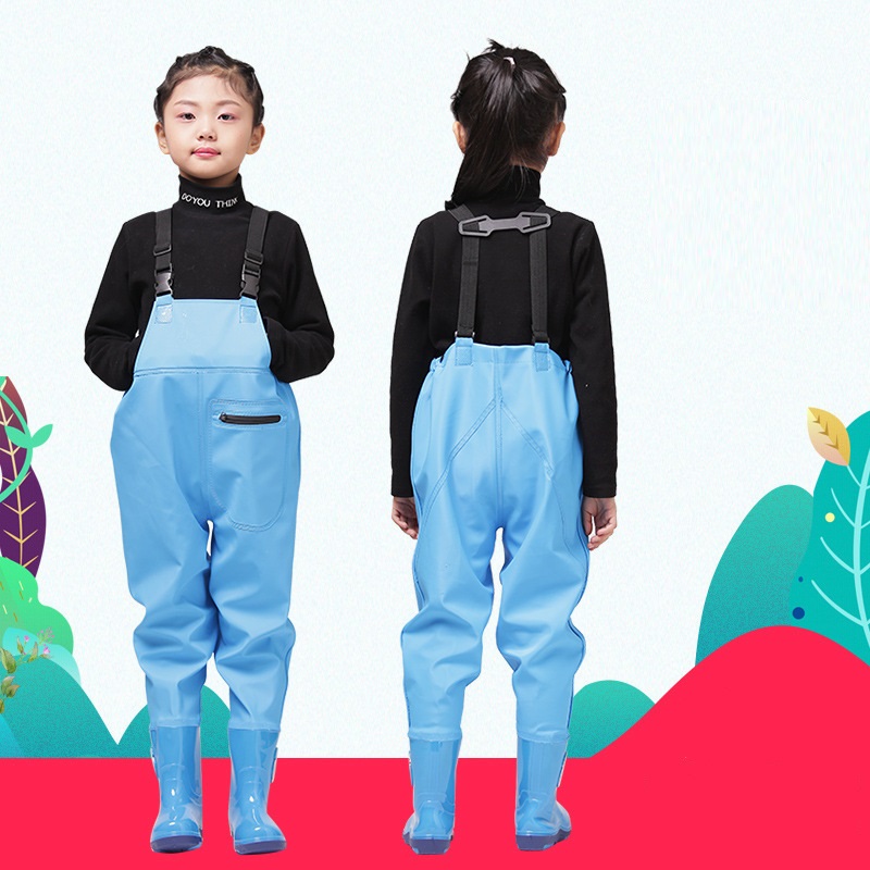 Fishing Rain Suit - Poitrine de pêche avec bottes pour