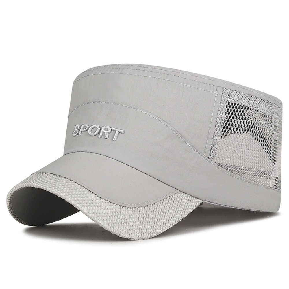Fishing Hat - Casquette plate réglable respirante en polyester