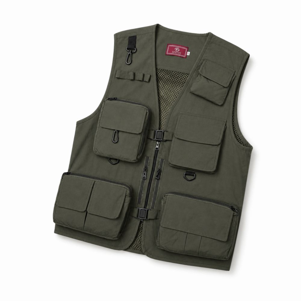 Fishing Vest - Gilet de pêche décontracté imperméable à