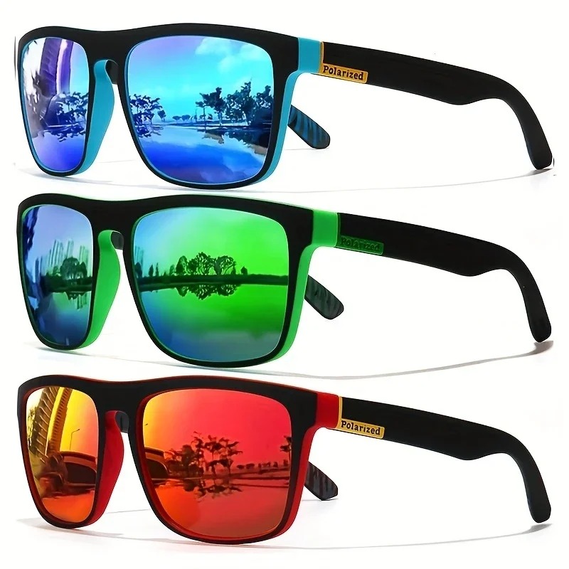 Fishing Sunglasses Polarized - Lunettes de soleil polarisées carrées vintage