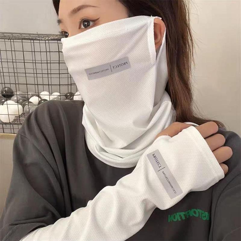 Fishing Mask Sun Protection - Ensemble de protection solaire en soie