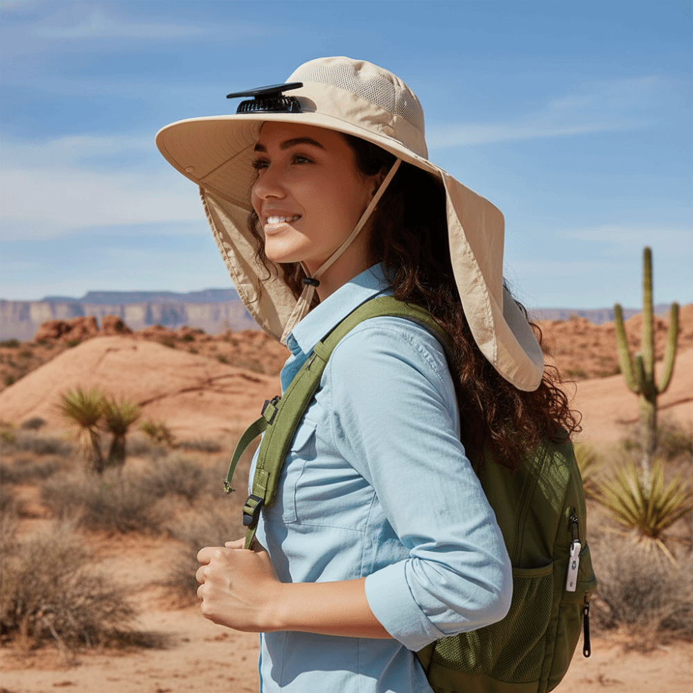 Fishing Hat - Chapeau de pêche solaire UPF50+ avec
