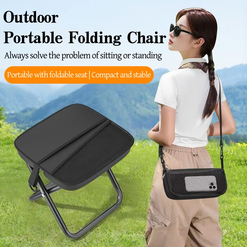 Fishing Backpack - Tabouret pliable portable G8, léger, pour