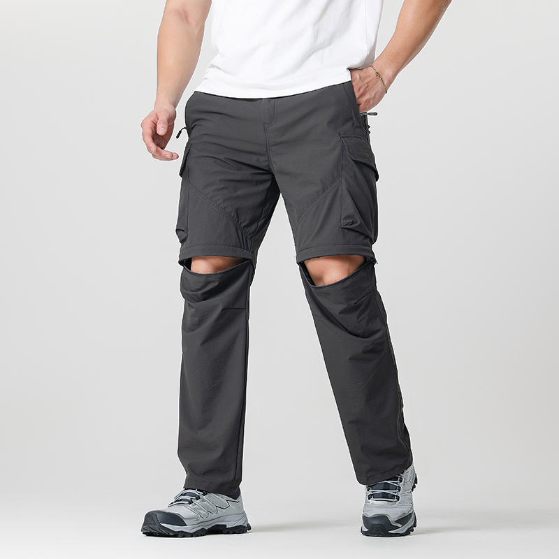 Fishing Pants Waterproof - Pantalon convertible de randonnée cargo pour