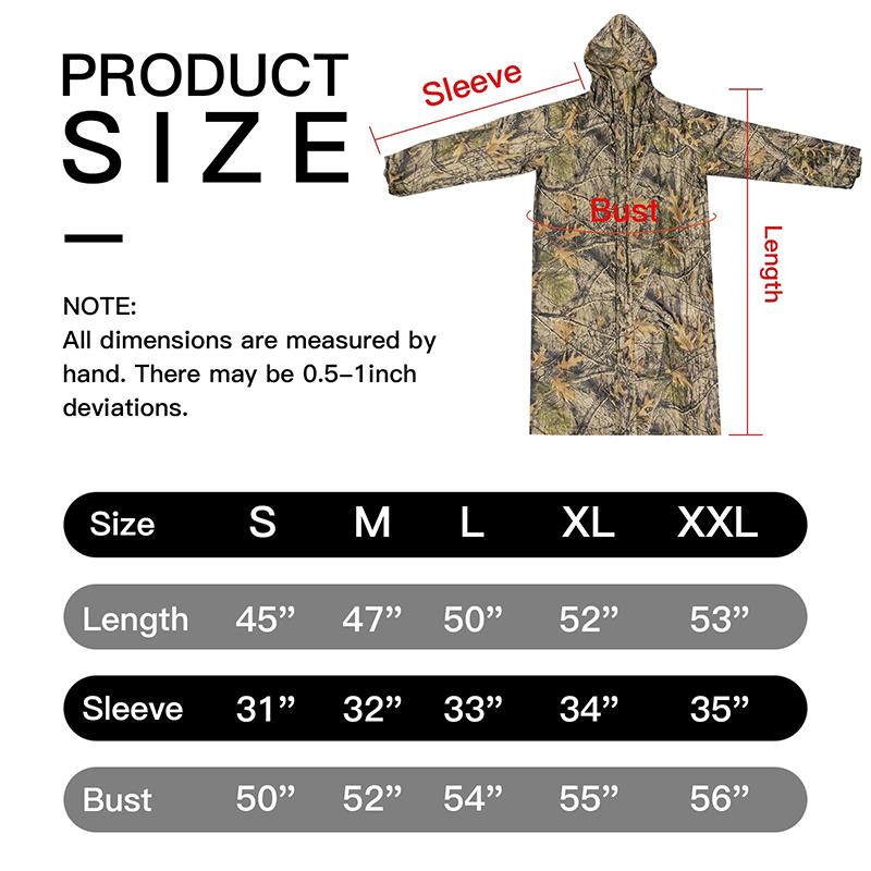 Manteau de pluie camouflage ad - Fishing Rain Suit avis et prix