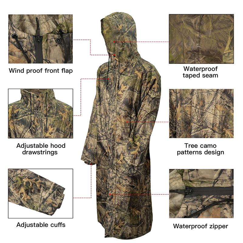 Manteau de pluie camouflage ad - Fishing Rain Suit avis et prix