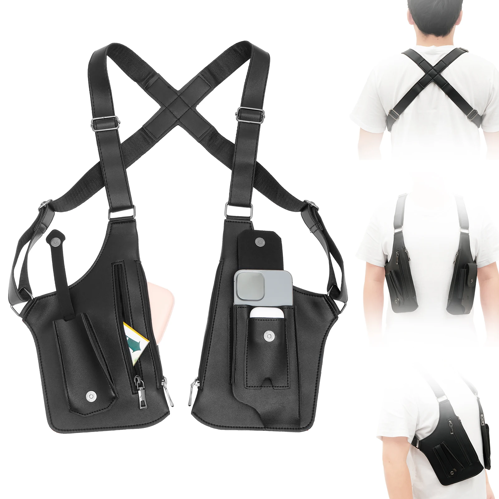 Sac antivol sous les bras PU D - Fishing Bag Waterproof avis et prix