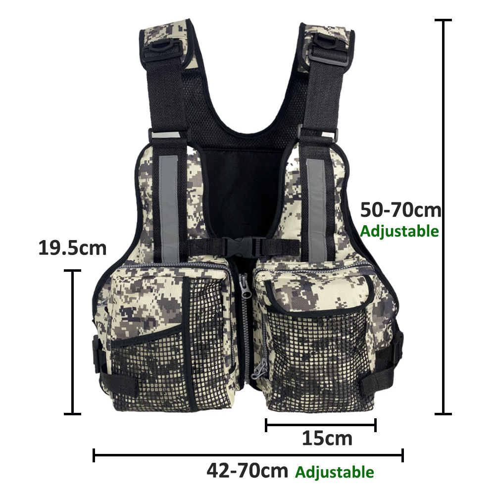 Gilet de pêche d'extérieur ave - Fishing Vest avis et prix