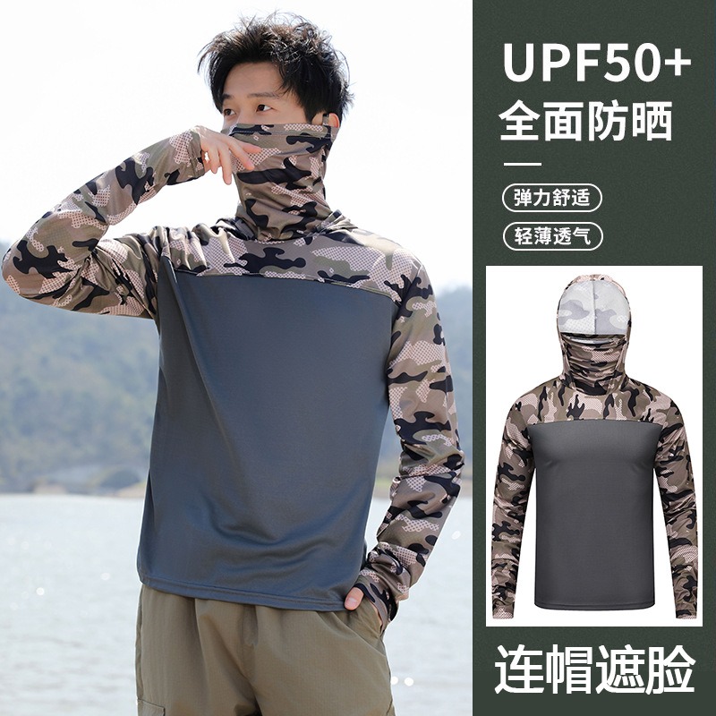 Haut de pêche à capuche pour h - Fishing Shirt Uv Protection avis et prix
