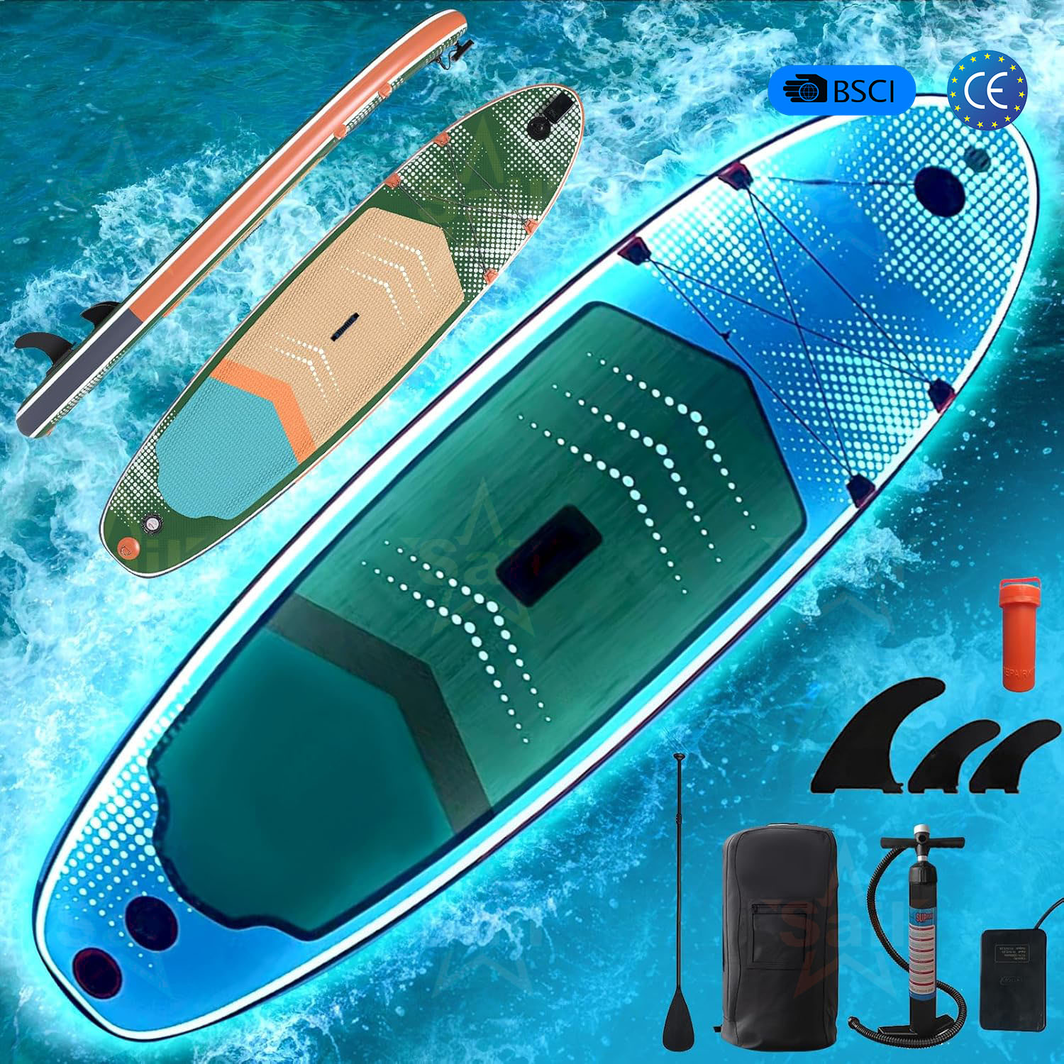 Planche à pagaie gonflable mul - Fishing Backpack avis et prix