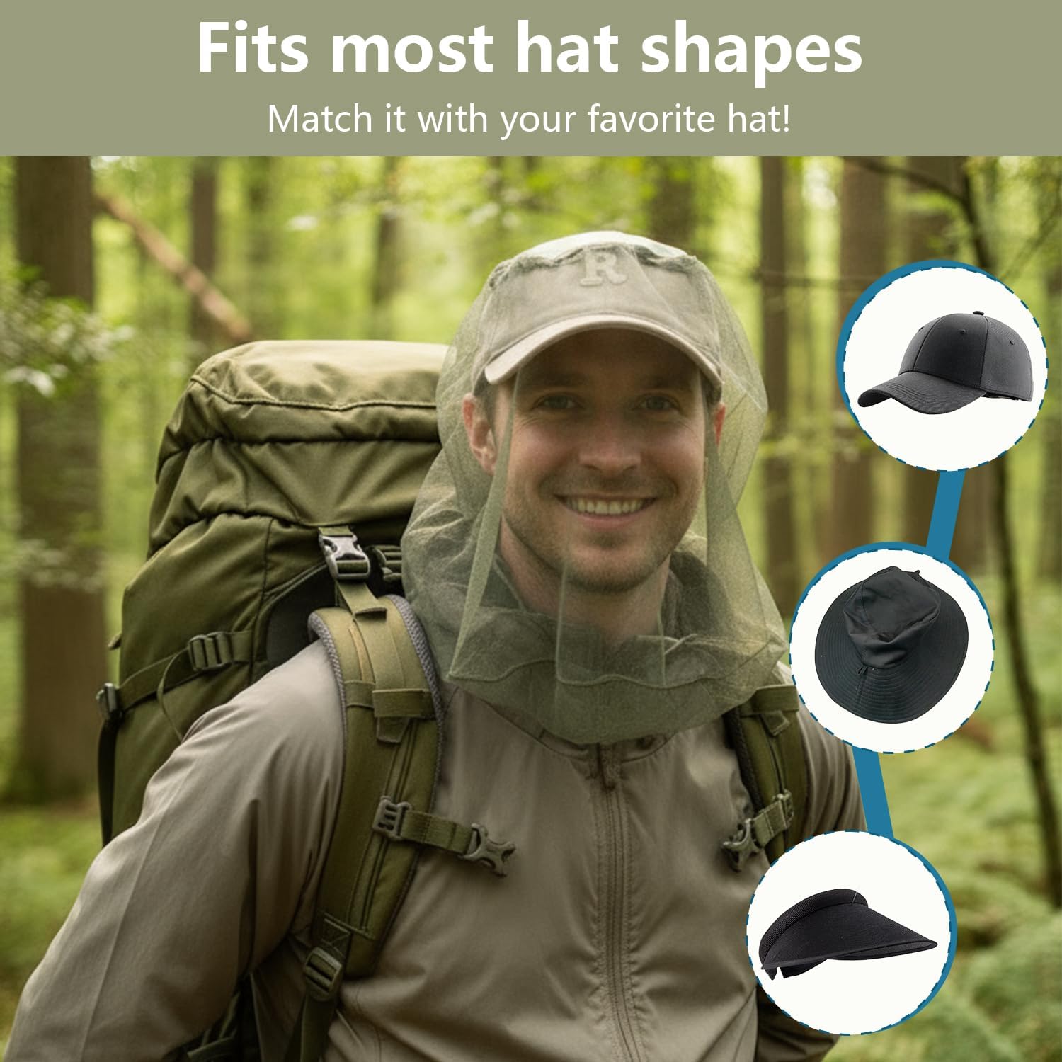 Chapeau de pêche anti-moustiqu - Fishing Hat avis et prix