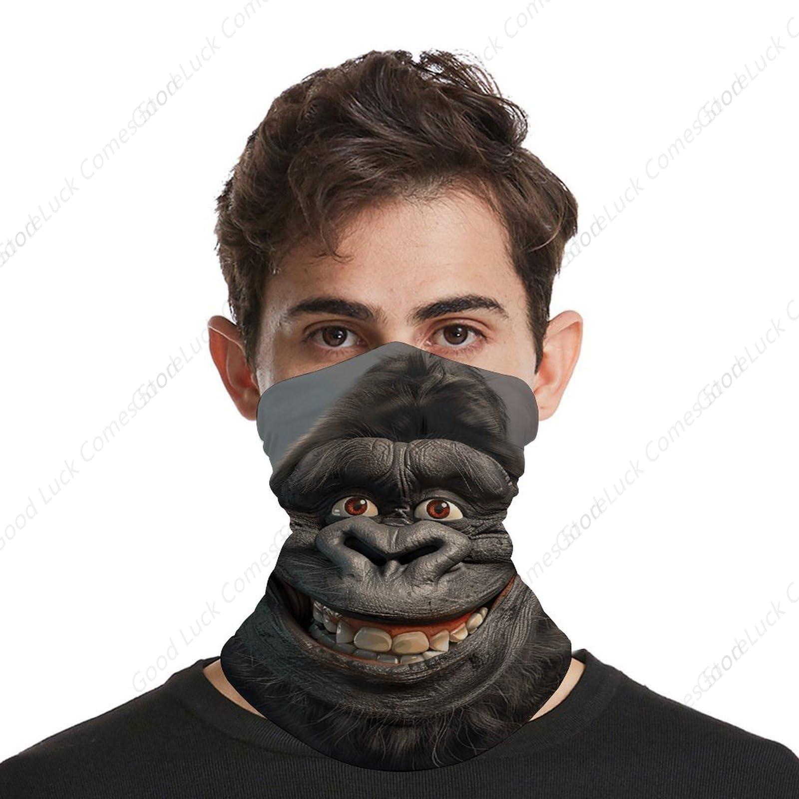 Gorille souriant Photo Bandana - Fishing Mask Sun Protection avis et prix