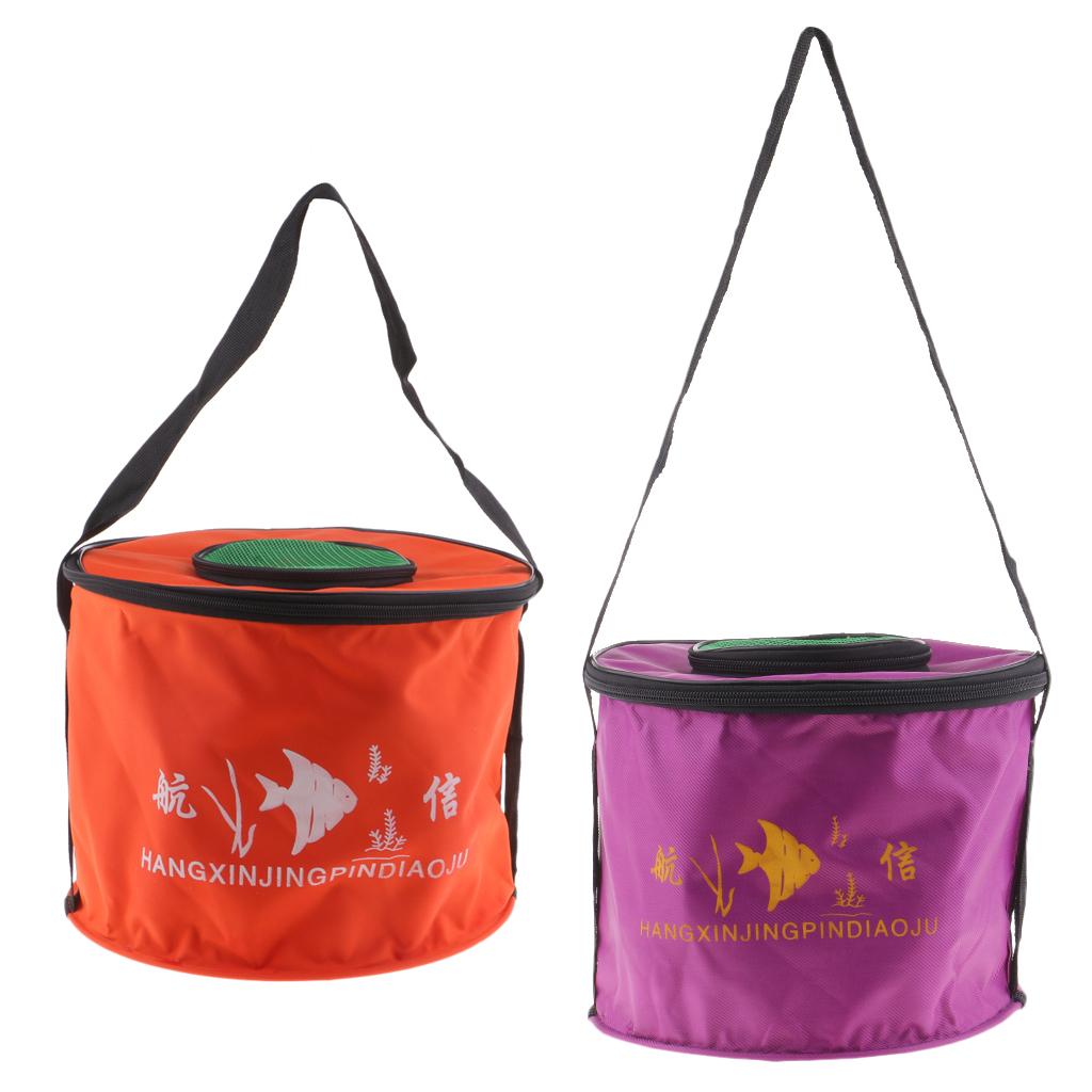 Seau de pêche pliable avec cou - Fishing Bag Waterproof avis et prix