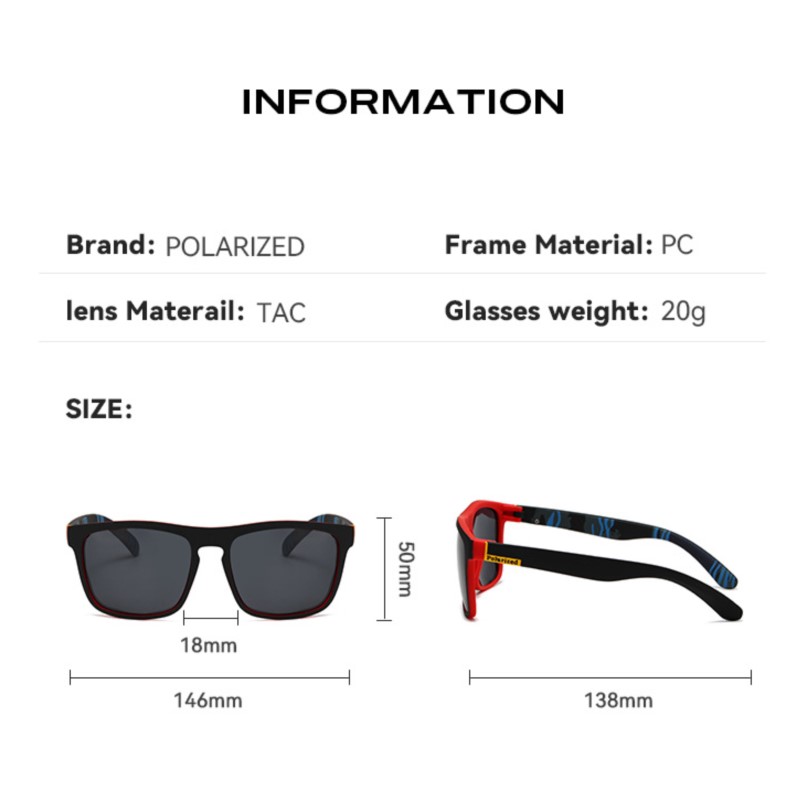 Lunettes de soleil polarisées  - Fishing Sunglasses Polarized avis et prix