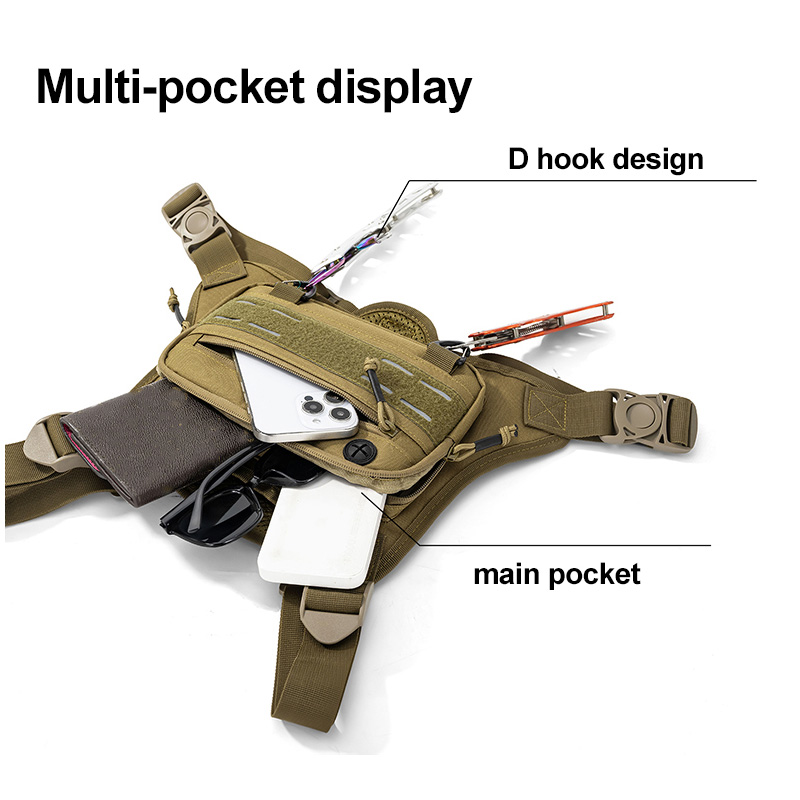 Sac de poitrine tactique, gile - Fishing Vest avis et prix