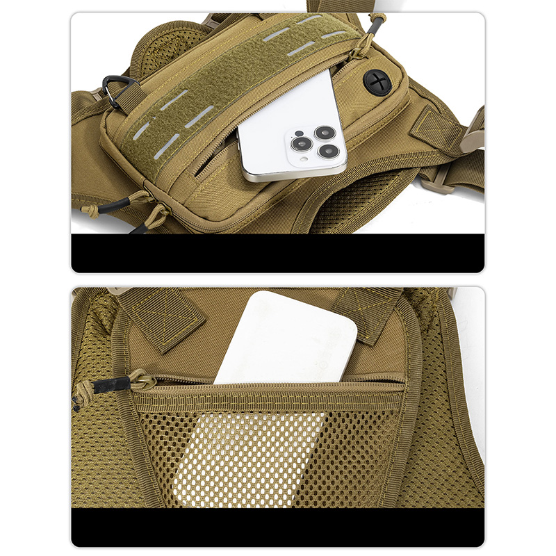 Sac de poitrine tactique, gile - Fishing Vest avis et prix
