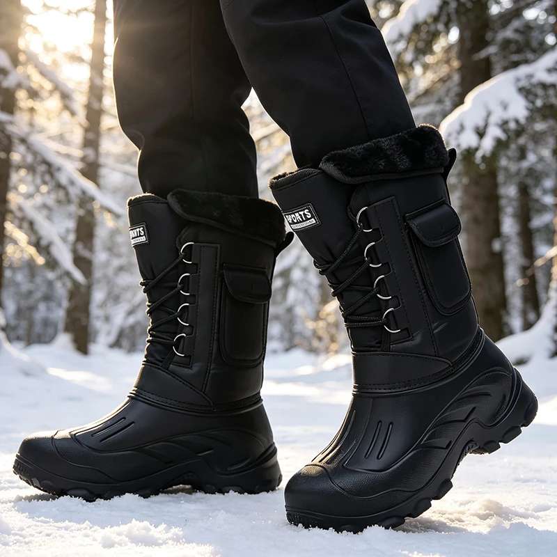 Bottes d'hiver pour hommes, ch - Fishing Boots avis et prix