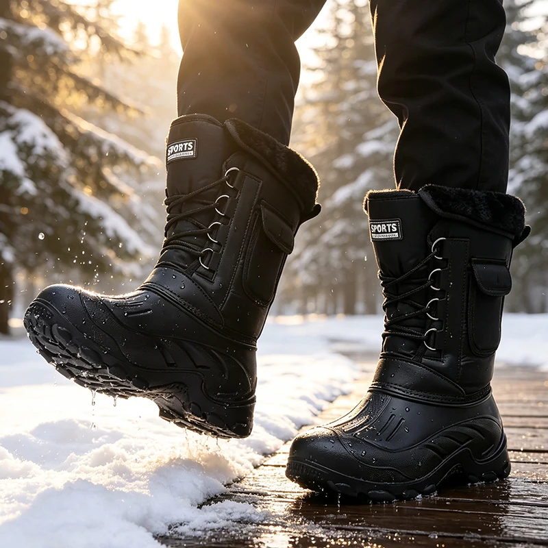 Bottes d'hiver pour hommes, ch - Fishing Boots avis et prix