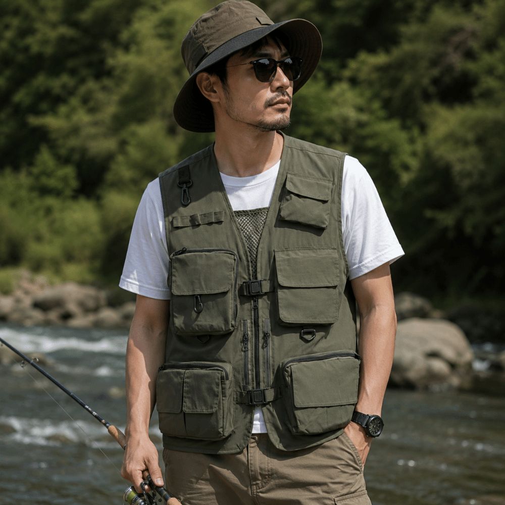 Gilet de pêche décontracté imp - Fishing Vest avis et prix