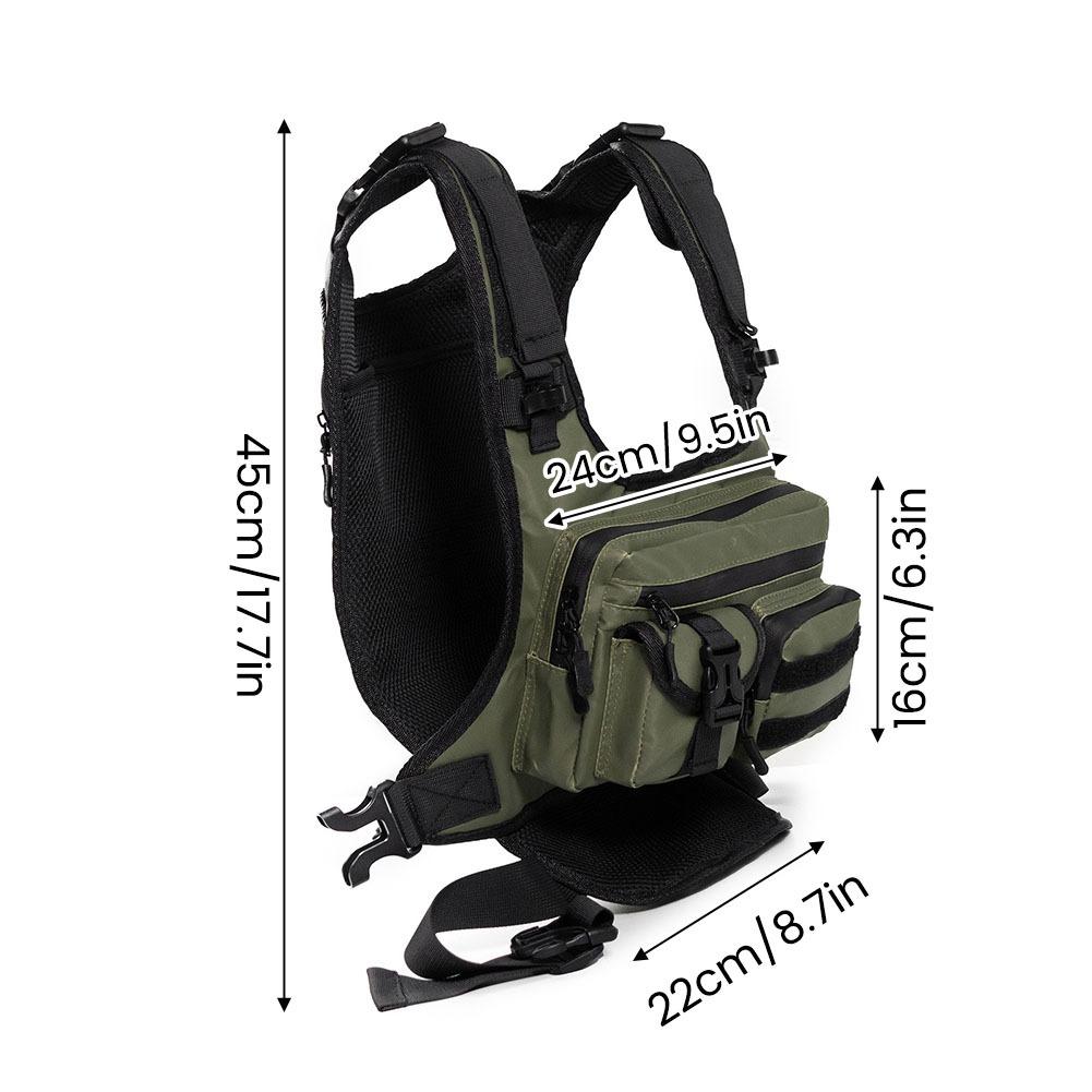 Gilet tactique multi-poches po - Fishing Bag Waterproof avis et prix