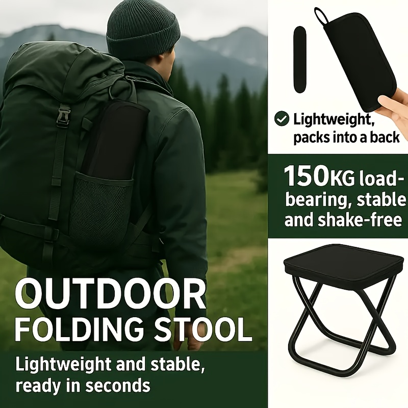 Tabouret pliant compact, léger - Fishing Backpack avis et prix