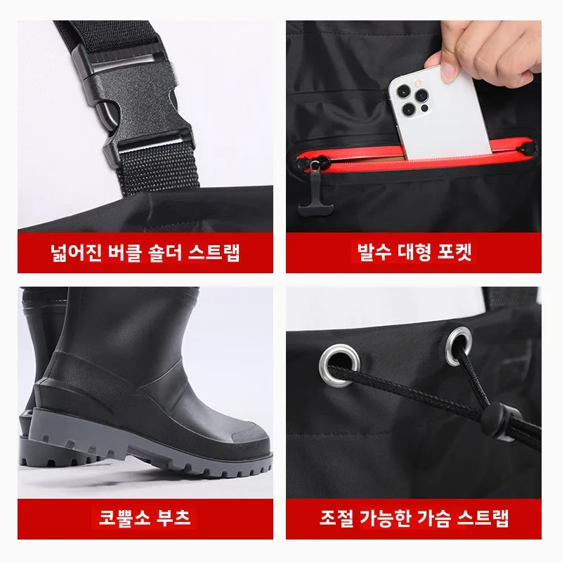 Waders de poitrine imperméable - Fishing Pants Waterproof avis et prix