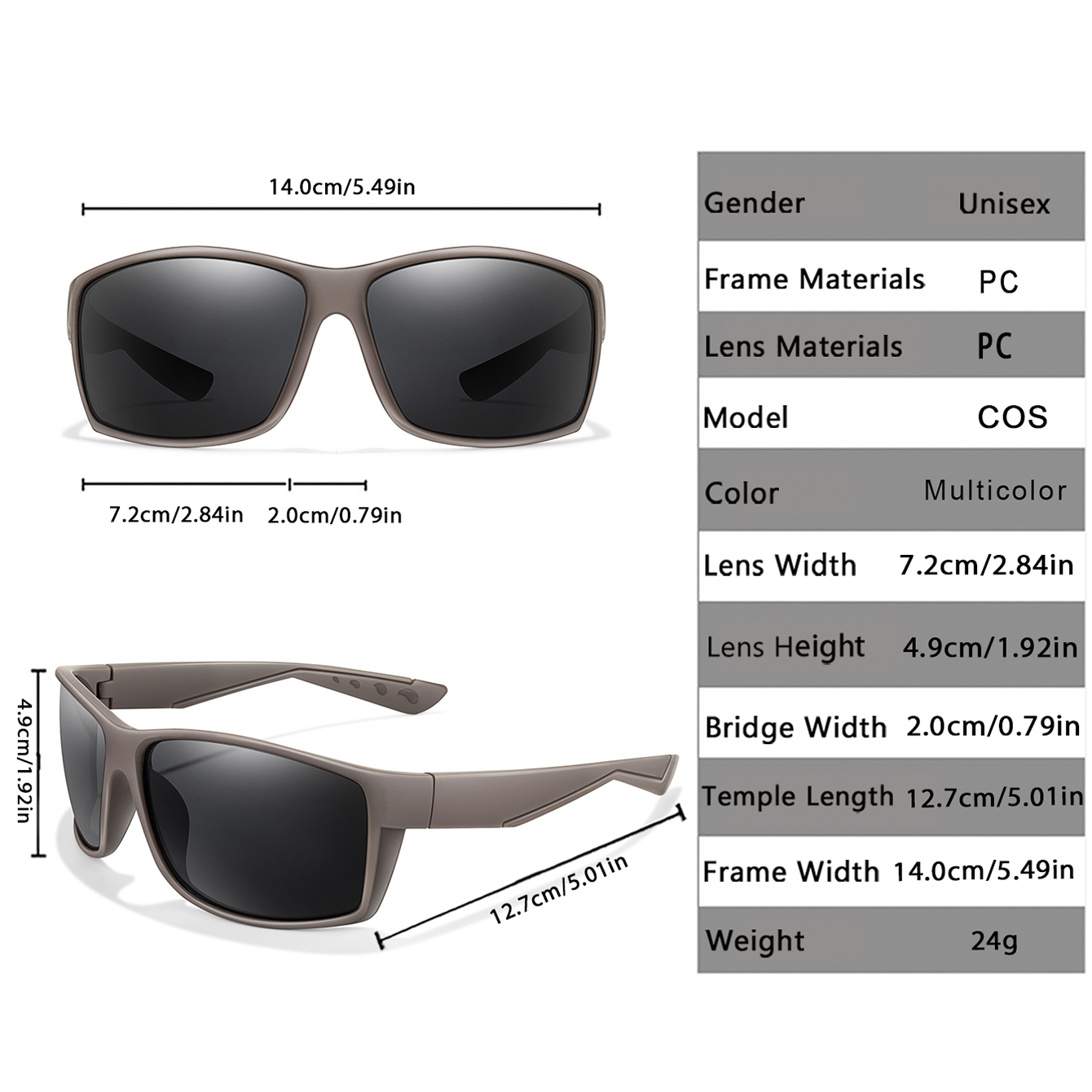 2 paquets de lunettes de solei - Fishing Sunglasses Polarized avis et prix