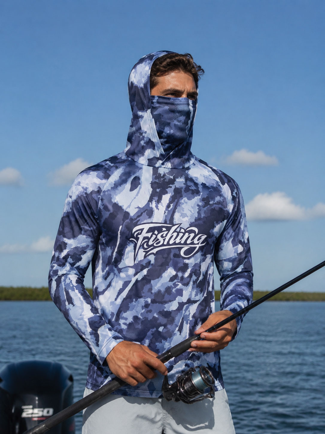 Haut de pêche à capuche pour h - Fishing Mask Sun Protection avis et prix