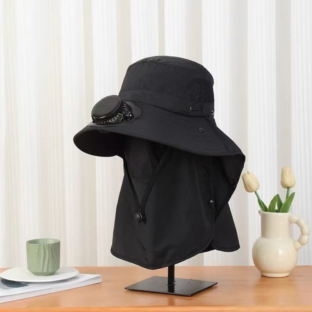 Chapeau ventilateur solaire po - Fishing Hat avis et prix