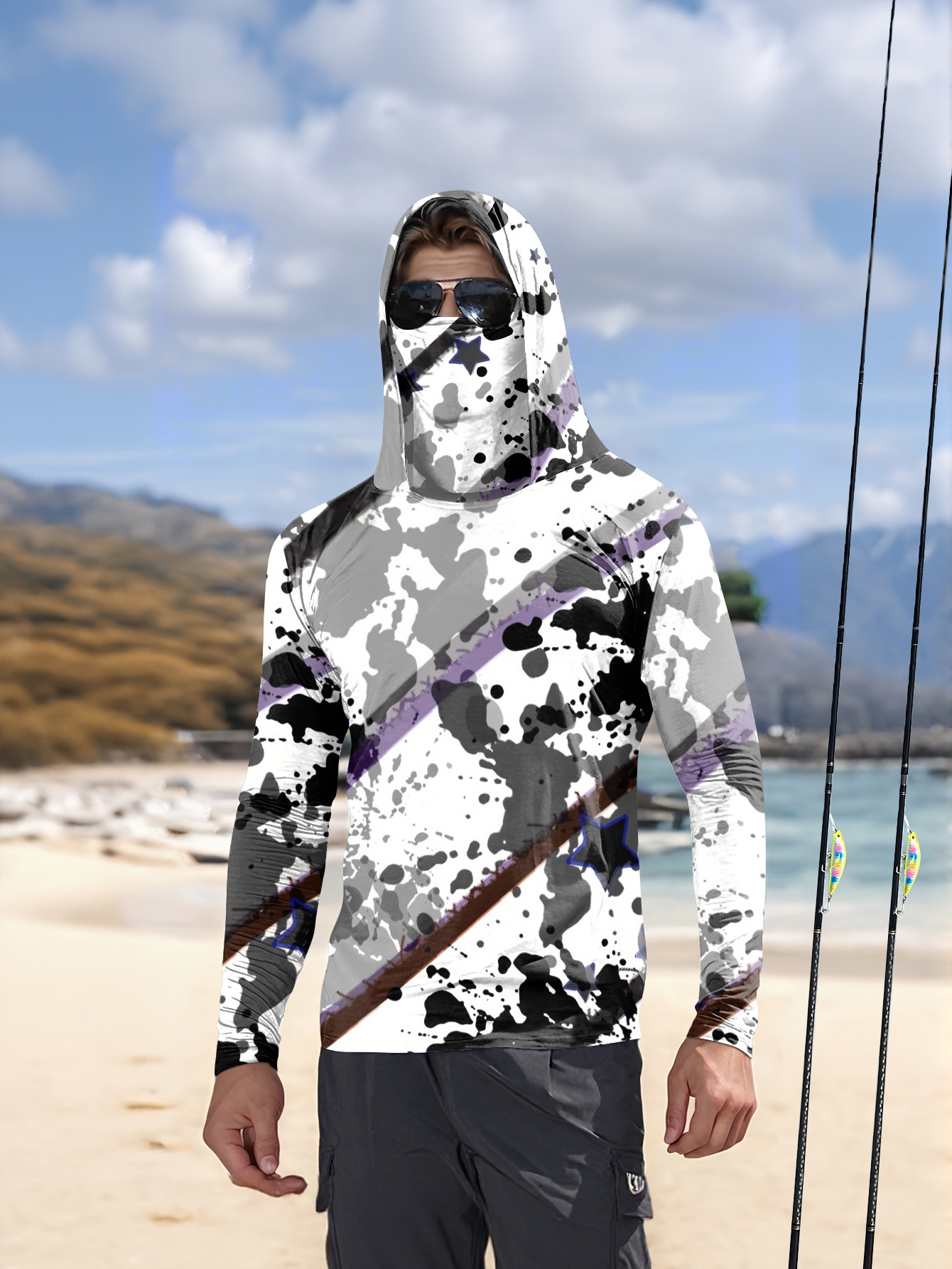 Chemise de pêche à capuche pou - Fishing Shirt Uv Protection avis et prix